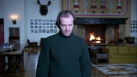 A scene from The Shining.